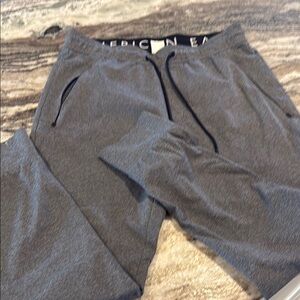 AE Men's Gray Jogger Pants